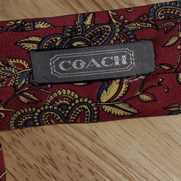 *PRINT* COACH necktie - Picture 3 of 5